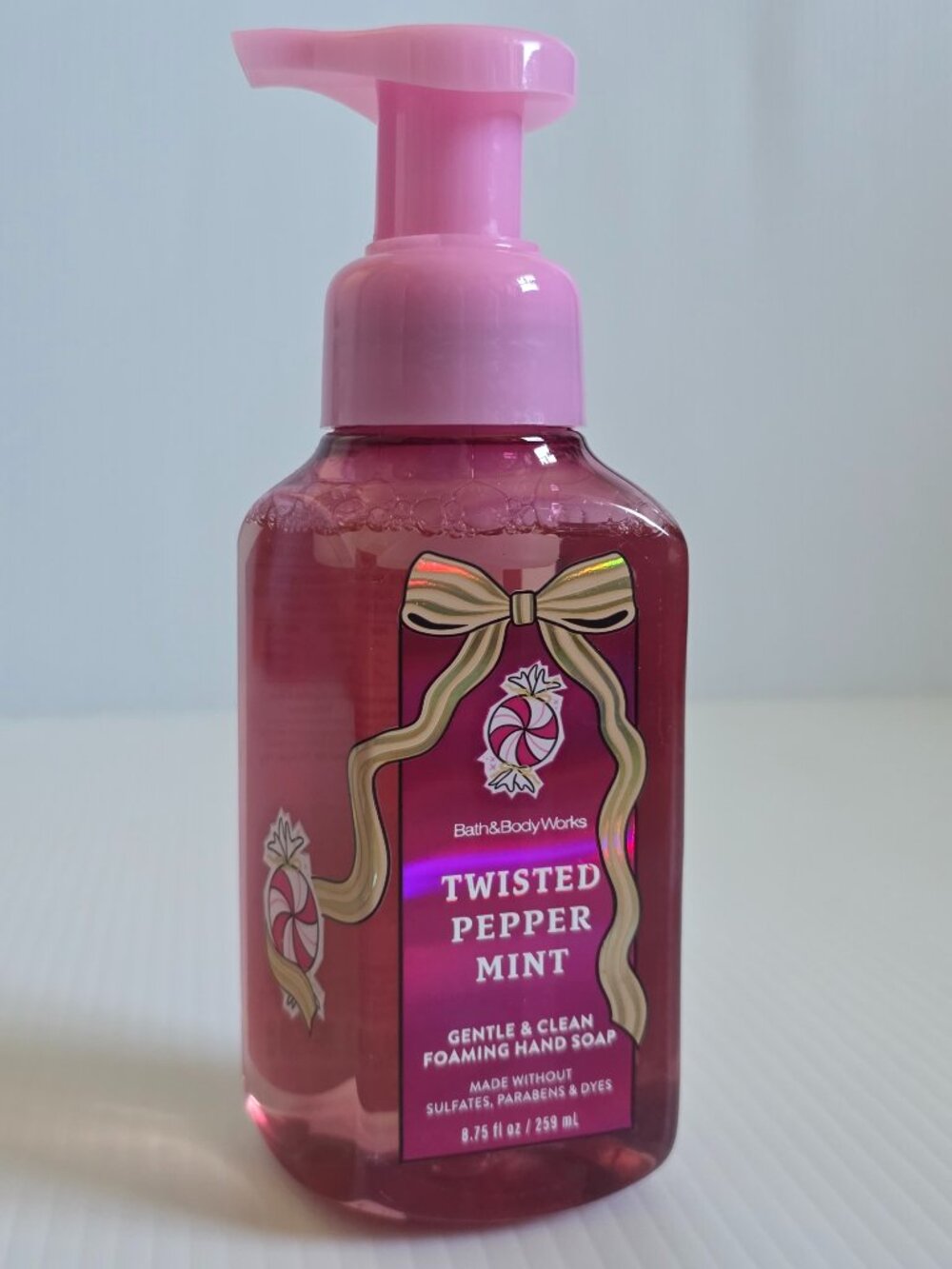 NWT Bath & Body Works, Foaming Hand Soap, Twisted Peppermint